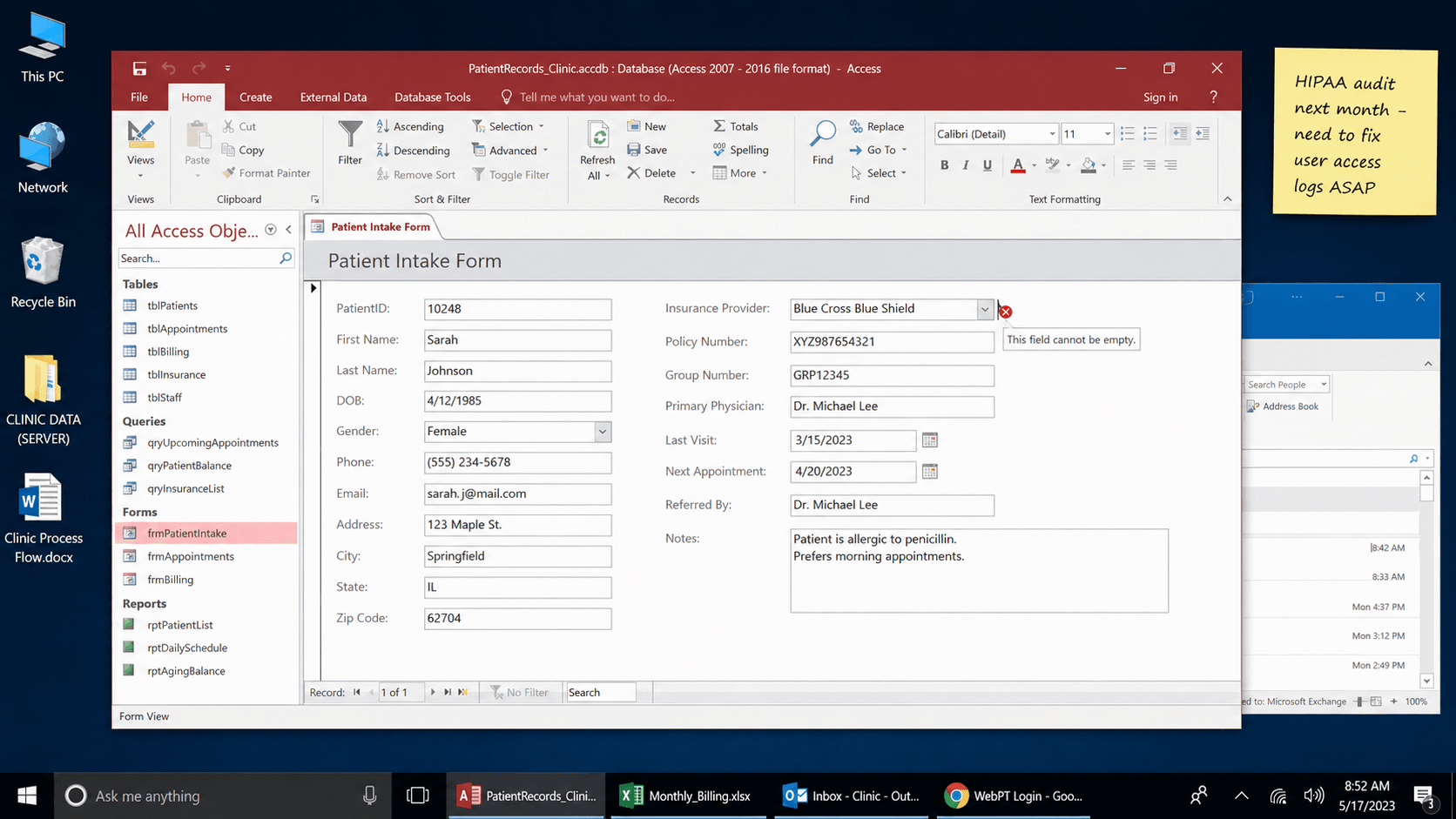 Who we migrate Access databases for