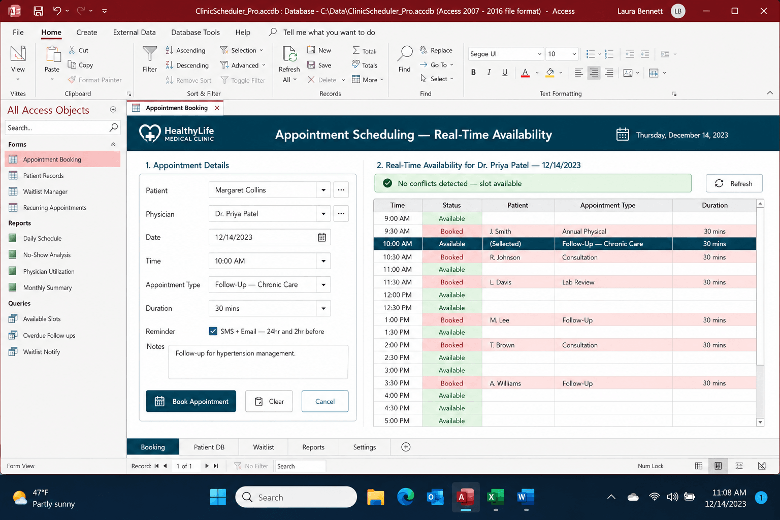 Medical Appointment Scheduling case study solution overview